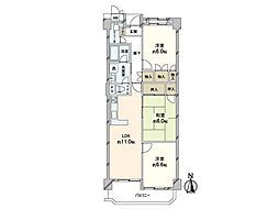 間取図画像 3LDK