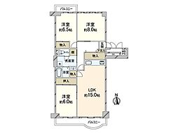 間取図画像 3LDK