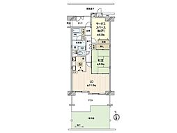 シャリエ船橋夏見台 1SLDKの間取図画像