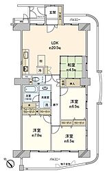 スペクトル須ヶ口 4LDKの間取図画像
