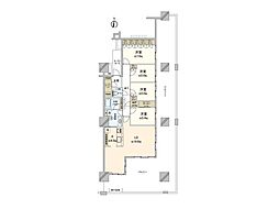 パークシティ柏の葉キャンパス一番街C棟 4LDKの間取図画像