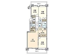 パークシティ本牧G棟 3LDKの間取図画像