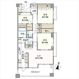 パークハウス荻窪 3LDKの間取図画像