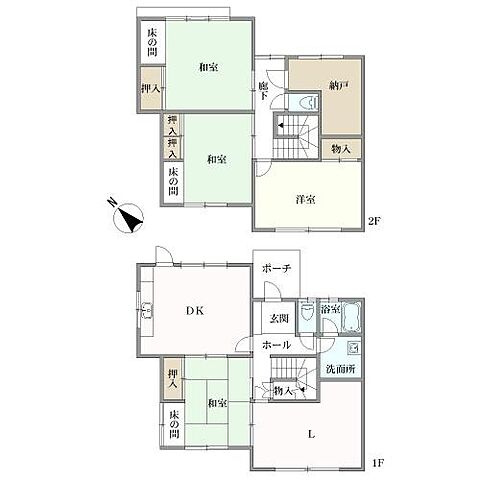 間取り 宮の郷住宅 1階/-