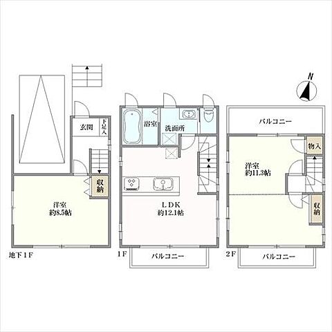 間取り 練馬区高松4丁目