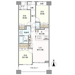 間取図画像 3LDK