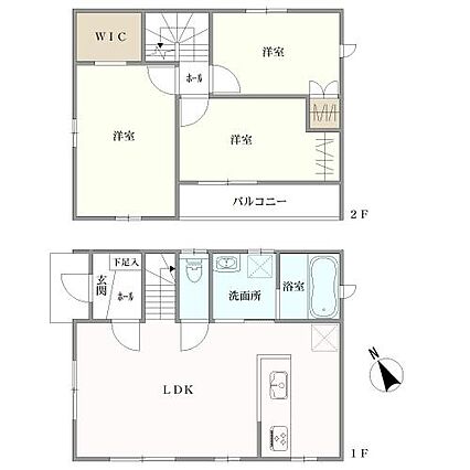 1号棟　間取り...