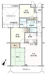 藤和シティコープ大宮桜木町 3LDKの間取図画像