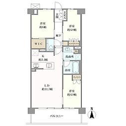 ザ・パークハウス横浜港南台 3LDKの間取図画像