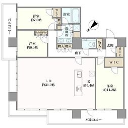 間取図画像 3LDK