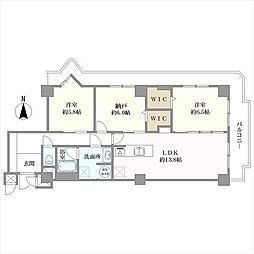 間取図画像 2SLDK