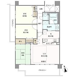 間取図画像 3LDK