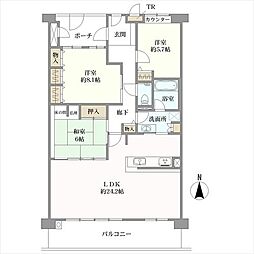 間取図画像 3LDK