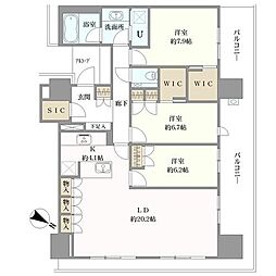 間取図画像 3LDK
