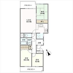 間取図画像 3LDK