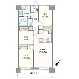 間取図画像 3LDK