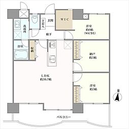 間取図画像 2SLDK