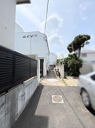 前面道路（北東...