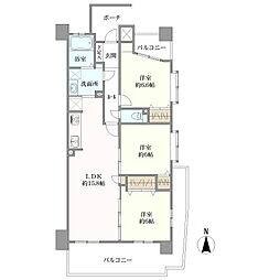 間取図画像 3LDK