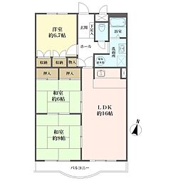 間取図画像 3LDK
