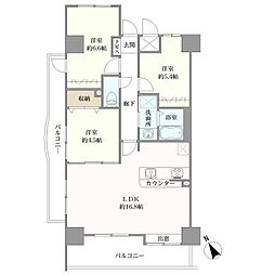 間取図画像 3LDK