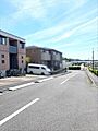 現地前道路