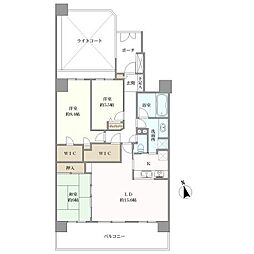 グランセリーナ 3LDKの間取図画像