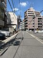 北東側前面道路