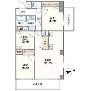 間取り：間取り図