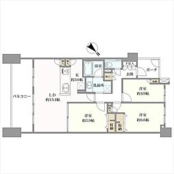 アルス藤が丘ステーショングランデ 3LDKの間取図画像