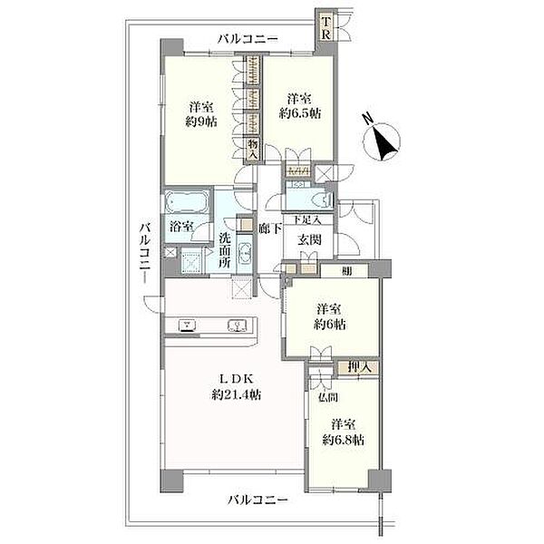 間取りを拡大表示