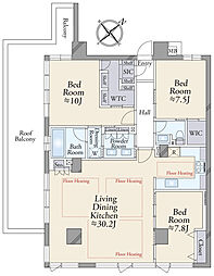 間取図画像 3LDK
