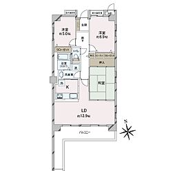 間取図画像 3LDK