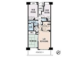 ステージ山手台サウス三番館 3LDKの間取り