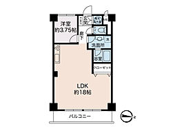 ライオンズマンション戸塚 1LDKの間取図画像