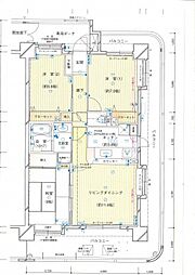ダイアパレス明治公園 3LDKの間取図画像