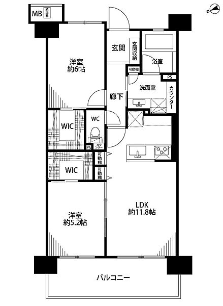 間取りを拡大表示