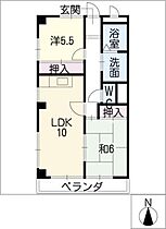 スカイベガ　Ｂ棟  ｜ 愛知県瀬戸市坊金町（賃貸マンション2LDK・3階・55.15㎡） その2