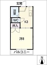 フレグランス豊盟  ｜ 愛知県長久手市五合池（賃貸アパート1K・1階・24.50㎡） その2