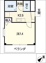 アドフレックス杁ヶ池  ｜ 愛知県長久手市根の神（賃貸マンション1K・3階・24.60㎡） その2