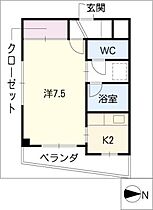 アーク　メイコー  ｜ 愛知県長久手市根の神（賃貸マンション1K・2階・24.03㎡） その2