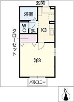 グランディール　A 101 ｜ 愛知県長久手市岩作早稲田81-1（賃貸アパート1K・1階・26.94㎡） その2