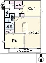 メゾン　クレール  ｜ 愛知県長久手市五合池（賃貸マンション2LDK・2階・61.57㎡） その2