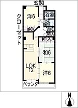 第3レオン光園  ｜ 愛知県長久手市蟹原（賃貸マンション3LDK・5階・69.69㎡） その2