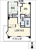 グランメール香久山  ｜ 愛知県日進市香久山2丁目（賃貸マンション2LDK・4階・57.00㎡） その2