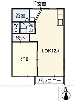 タウンフジツカＣ棟  ｜ 愛知県日進市藤塚5丁目（賃貸アパート1LDK・1階・38.50㎡） その2