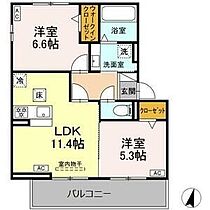 サンザシ栄光 102 ｜ 愛知県日進市米野木台2丁目2009番（賃貸アパート2LDK・1階・54.23㎡） その17