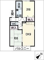 サンライト　Ｂ棟  ｜ 愛知県愛知郡東郷町清水3丁目（賃貸アパート2DK・1階・50.12㎡） その2