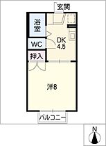 ベルコートI  ｜ 愛知県みよし市三好町中島（賃貸アパート1DK・2階・26.71㎡） その2