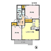 シェ・カトール 101 ｜ 愛知県日進市岩崎台4丁目1502番地（賃貸アパート2LDK・1階・61.94㎡） その2